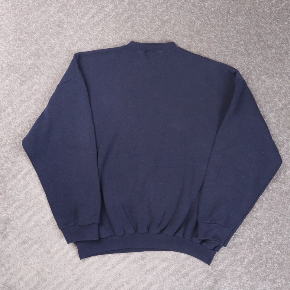 Sudadera Vintage Años 90 Logo 7 San Diego Chargers Azul 2XL Peso Pesado Cuello Redondo Foto 2 de 4