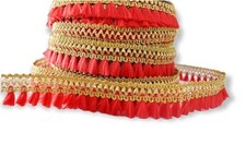 @ Indian Traditional Stylish Red Laces Suits And Blouses h721 l101