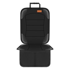 Waterproof Car Seat Protector for Kids Non-Slip Thick Padding Black