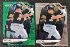 2025 Panini Prizm Kyle Teel Green Scope 28/75 Prizm+Base Rookie WHITE SOX #193