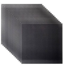 Lot Of 3 Lego Dark Gray Baseplate 32 x 32 Stud 10" x 10"Plate Platform non Lego 