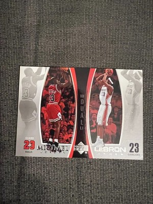 2005-06 Upper Deck Basketball Michael Jordan & LeBron James #LJMJ5