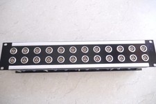 Patchfeld Steckfeld 12 LEMO  Koax 3 pol. auf ...