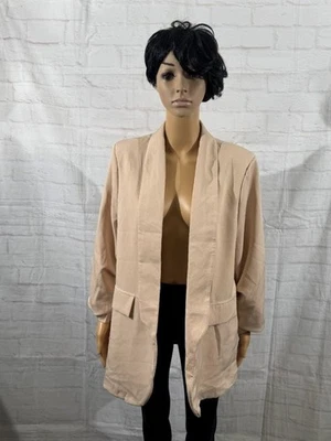 AF005 - Damen Blazer, Marke Jolfly, Made in Italy, Hellbraun - NEU mit Etikett - Bild 1 von 4