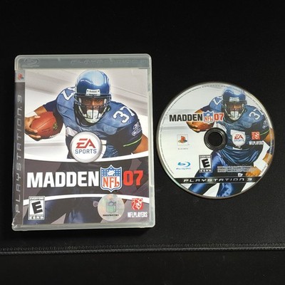 Madden NFL 07 PS3 Game and Case NTSC-U/C Tested Black Label