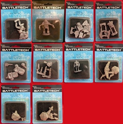 Ral Partha Battletech - 20-648 20-649 20-666 20-669 20-671 673 676 707 708 709