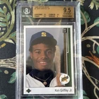 Upper Deck 1989 Ken Griffey Jr #1 Star Rookie Seattle Mariners BGS 9.5