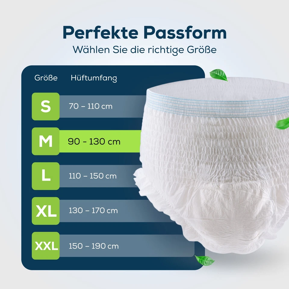 Sensalou Incontinence Diapers Adult Men Women - Nappy Pants Protective Pants - Image 4 of 4