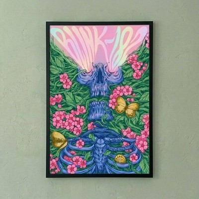 Blink-182 St Louis MO 2025 Tour Poster FOIL Concert Wall Art Print
