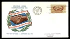 Mayfairstamps New Zealand FDC 1965 Internatl Co Op Year Handshake First Day Cove