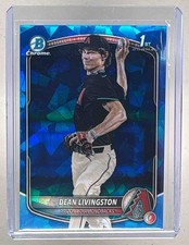 Dean Livingston 2025 Bowman Draft Sapphire #BDC-175 Chrome 1st RC