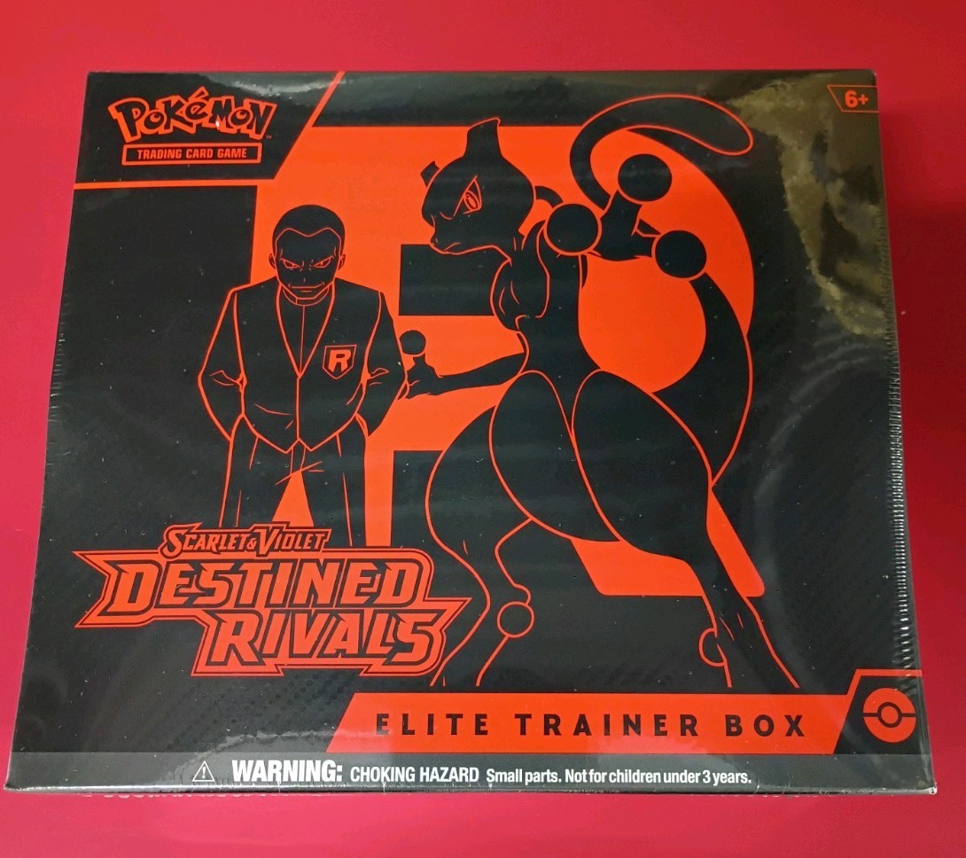 Pokemon Destined Rivals ETB Elite Trainer Box NEW FACTORY SEALED
