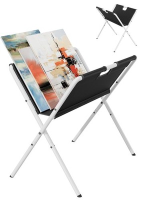 Canvas Art Print Rack for Painting Portable Folding Art Display Stand in Art