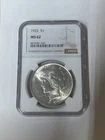 1922 Peace Dollar NGC MS62