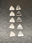 Lot of 10 One - 1 gram Ea. .999 Silver “EMOJI”Bars Rounds - Mix Of Designs #1313
