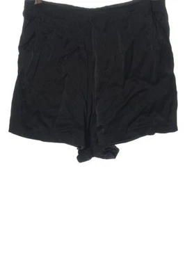 ZARA Short moulant Dames Pantalon court T EU 36 noir style décontracté - Photo 1/4