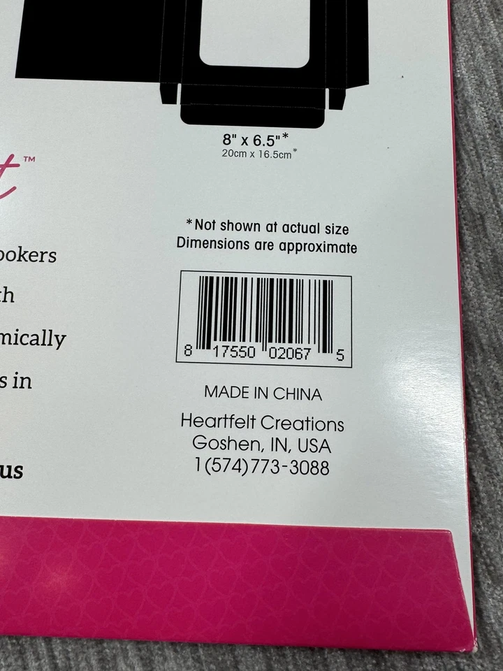 Heartfelt Creations Card Shadow Box Set Black HCBC1-456-1 4 pcs Cardmaking - Image 3 of 3