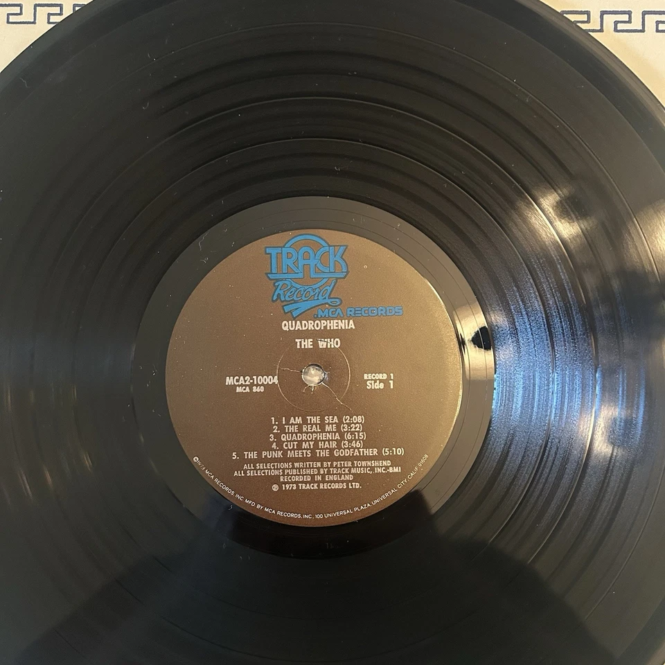 The Who Quadrophenia MCA2 10004 Vinyl Record MCA 1st Press Double 1973 Booklet - Image 2 of 4