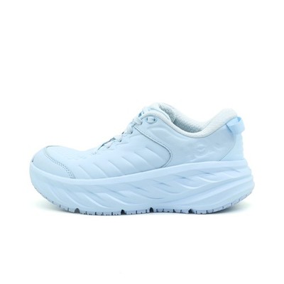 Hoka One Damen Bondi SR Laufschuh weiß Leder, Mesh Low-Top Sneaker EU 37 1/3