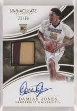 2016-17 Panini Immaculate Collegiate Signature 22/99 Damian Jones Patch Auto 6fs