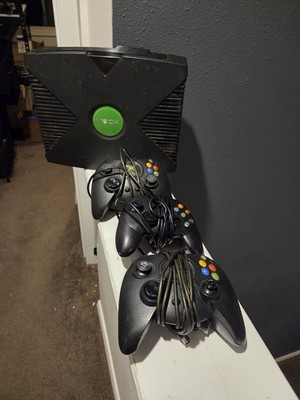 Original XBOX Console with 3 Controllers 