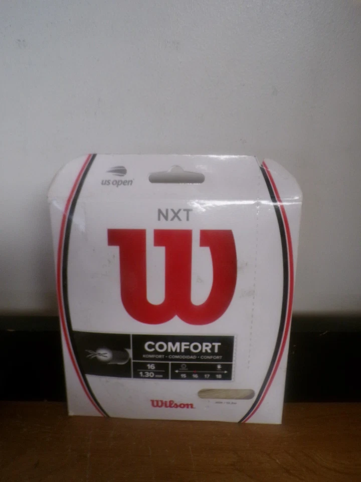 LUXILON NEW WILSON WRZ942700 NXT COMFORT TENNIS RACQUET STRING 16 GAUGE 130MM 40'