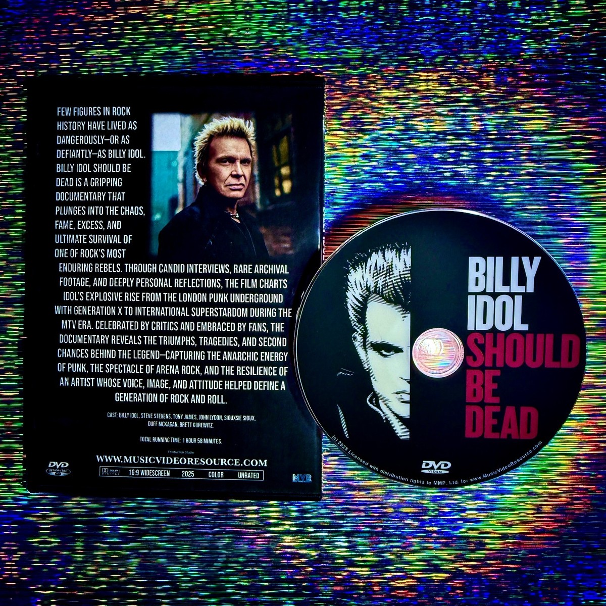BILLY IDOL SHOULD BE DEAD DVD DELUXE EDITION Doc Generation X