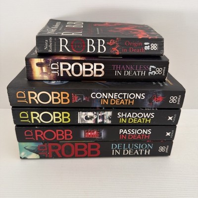 J.D. Robb Books x6 - Crime Thriller Bulk Lot