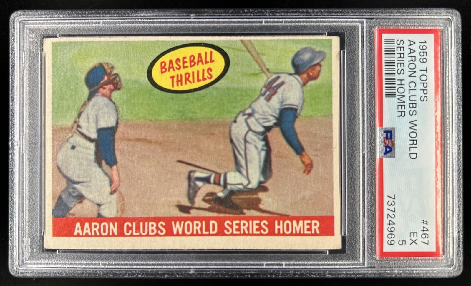 1959 Topps Hank Aaron #467 PSA 5