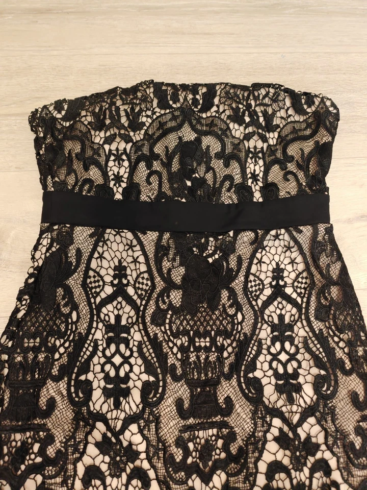 Wie Neu Paper Dolls  Schwarzes Spitzen Kleid 40 Träger Los  - Bild 2 von 4