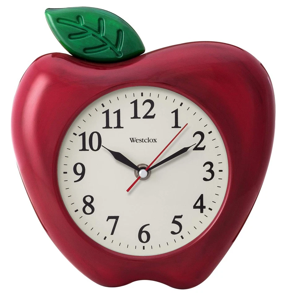 Reloj de Pared Westclox 10" Tridimensional Apple - Modelo #38038A Foto 3 de 4