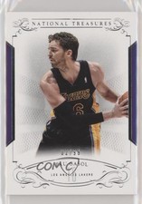 2013-14 Panini National Treasures 2/99 Pau Gasol #13 HOF 6wp