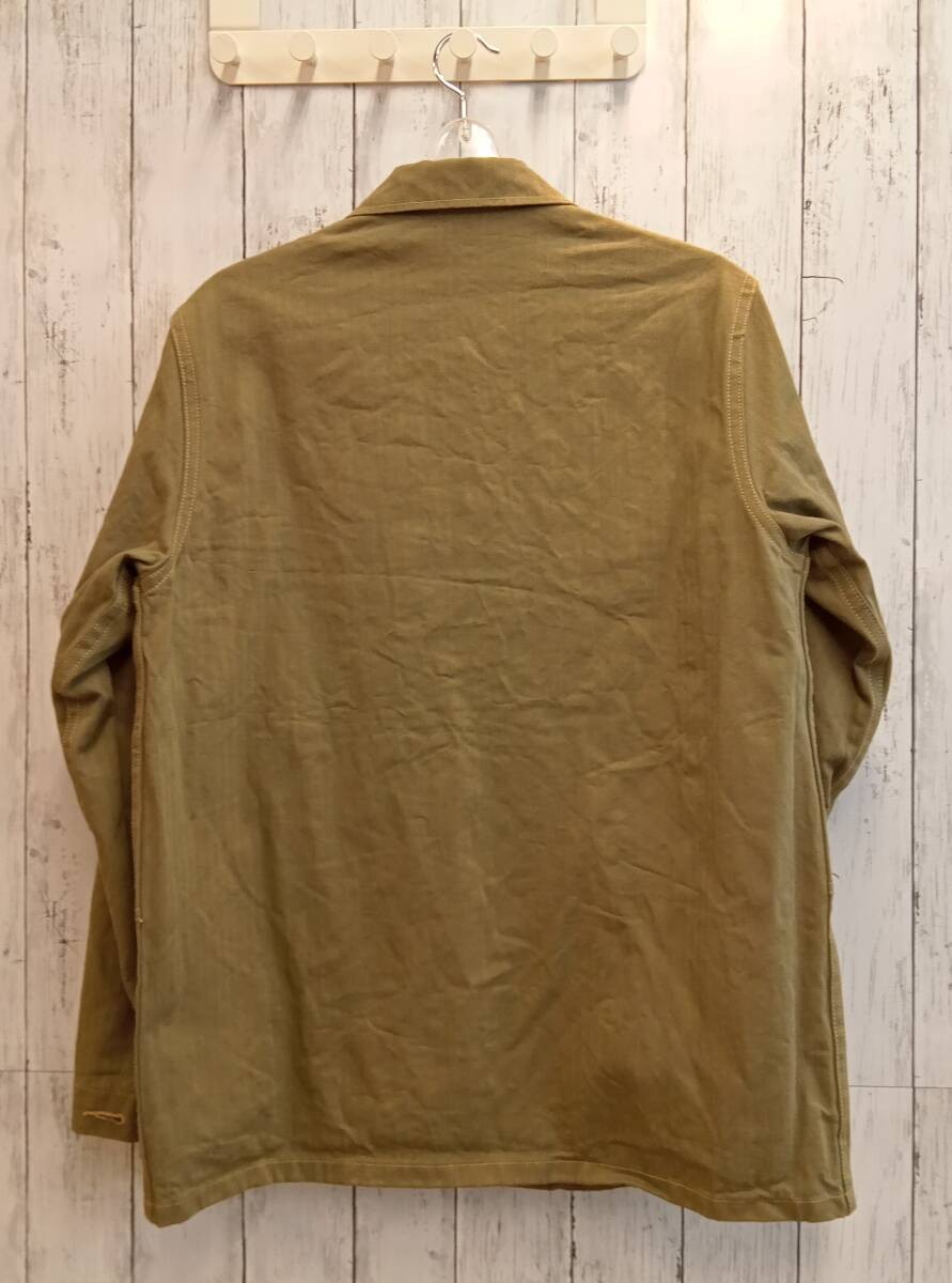 Buzz Ricksons Herringbone Utility Jacket Men’s Si… - image 2