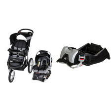Expedition Jogger Travel System with EZ Flex Loc 32 Car Seat Base, Black