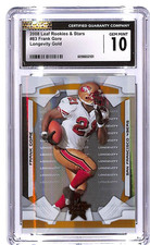 2008 Leaf Rookies and Stars Frank Gore Longevity Gold /49 #83 CGC 10 49ers
