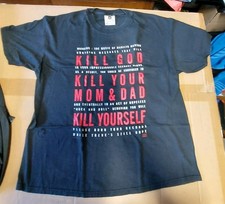 Marilyn Manson XL Winterland Warning Kill Mom Dad Antichrist Superstar Vintage