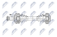 Antriebswelle NTY NPW-BM-215 FüR BMW 3Er E46 Touring 330