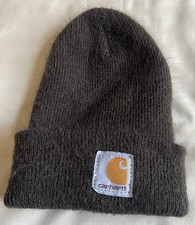 Carhartt Small/Toddler Child  s Children's Boys Girls Kids Brown Beanie Hat Cap