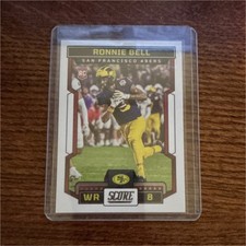 Panini Ronnie Bell San Francisco 49ers 2023 Score Rookie Card #344 Football. rookie card picture