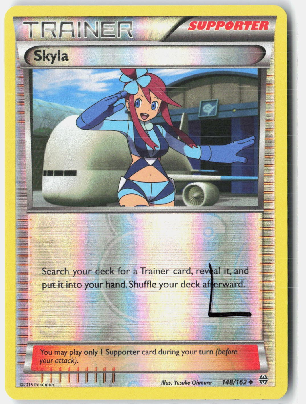 Skyla 148/162 Uncommon BREAKthrough Pokemon Reverse Holo Lightly Played