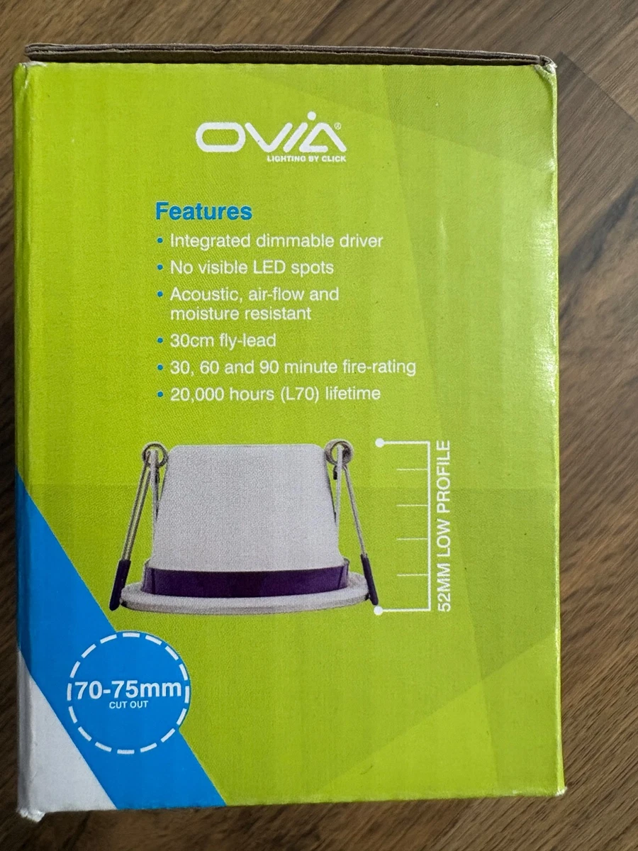 Ovia Inceptor PicoFG Fuego Clasificado 5.5w LED Regulable IP65 Fijo - Cromo