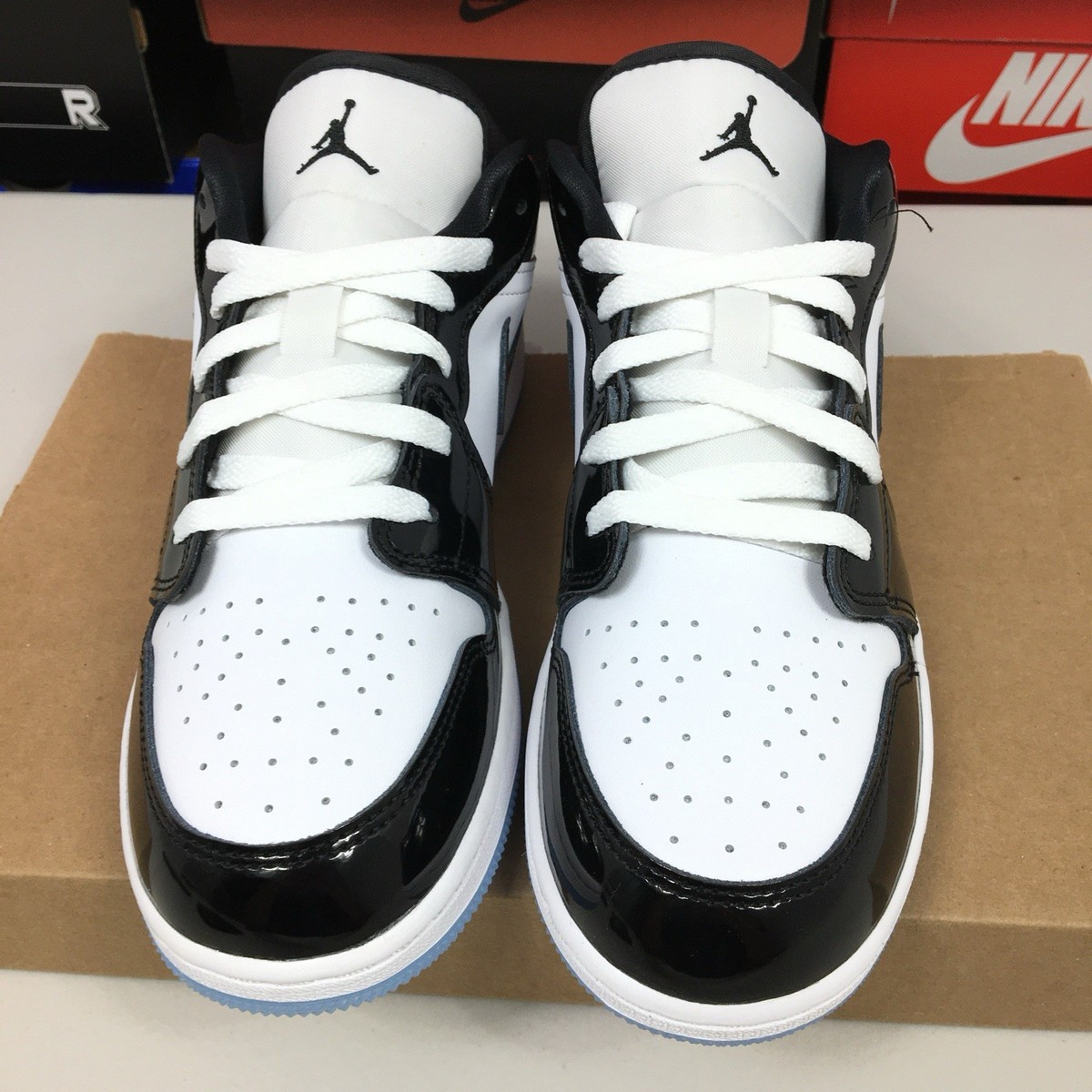 Nike Air Jordan 1 Low SE Concord GS Size 7Y DV1333-100 | eBay
