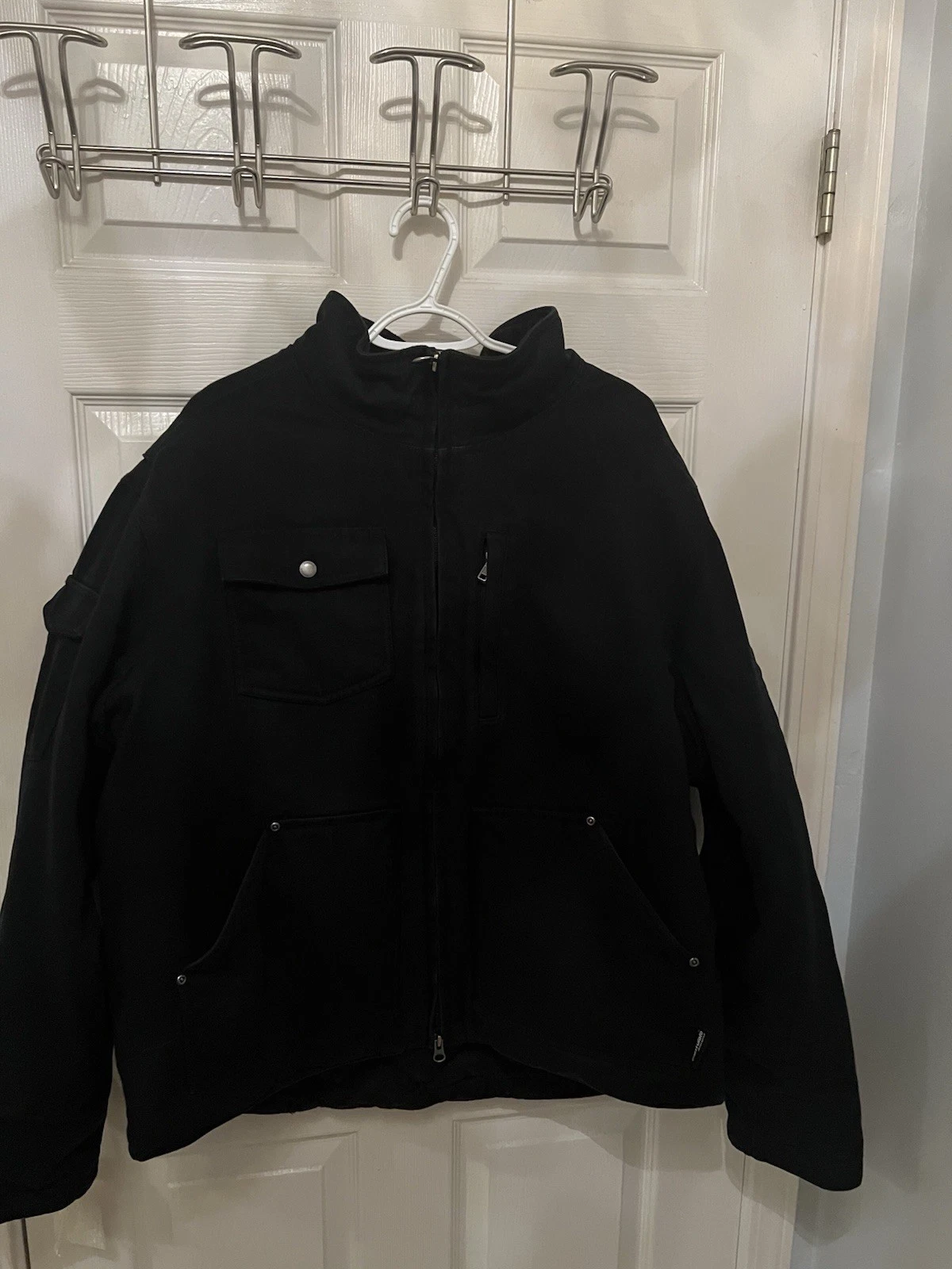 Mens XXL Duluth Trading Co. Black Full Zip Jacket