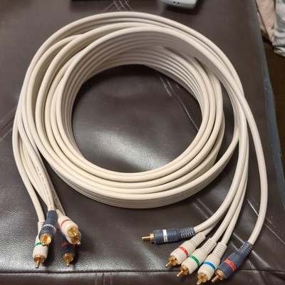 Python Digital Video Link HDTV HighRes Ultra Shield Cable Steren 12' GOLD Used 