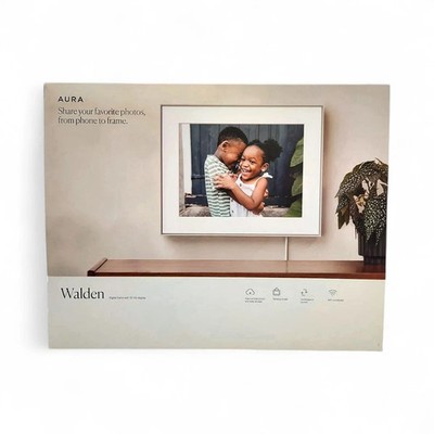 Aura Walden Digital Frame 15  HD Display Clay w/ Paper Mat - Wi-Fi - NEW