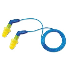 3M 340-8002, E-A-R UltraFit 27 Earplugs, Cloth Cord, Poly Bag, NRR 27 dB,1 Pair
