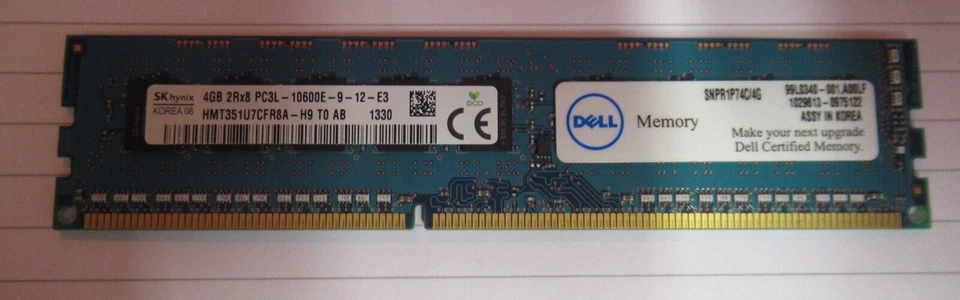 2 x Hynix HMT351U7CFR8A-H9 99L0340-001 4GB PC3-10600 1333MHz CL9 240P Memory - Image 3 of 4