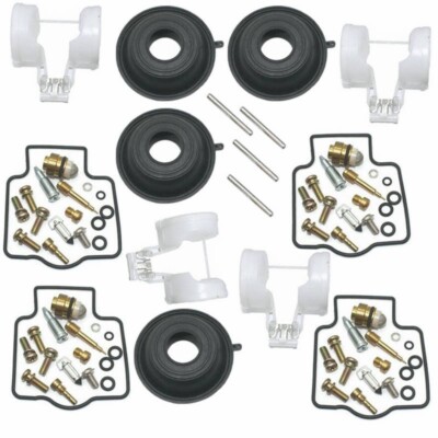 Ma.K. H.A.F.S. GRADiATOR 4個セット 4X Kawasaki ZX600 Ninja ZX6R ZZR600 Carburetor Repair Kit