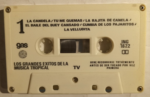 LOS GRANDES EXITOS DE LA MUSICA TROPICAL, FEAT. LEO SORCIA, MEXICAN TAPE ALBUM - Picture 3 of 4