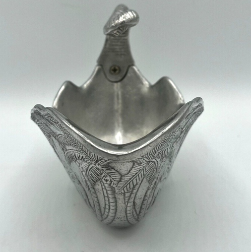 Arthur Court Elephant Gravy Sauce Boat With Tray Aluminum 1989 Vintage Rare - Picture 10 of 24